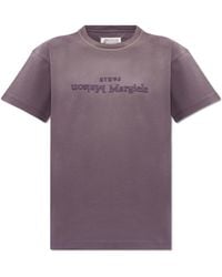 Maison Margiela - T-Shirt With Logo - Lyst