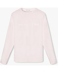 VETEMENTS Pink Monogram Jacquard Sweater - NOBLEMARS