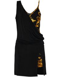 Versace Jeans Couture - Strap Dress With "Barocco" Pattern - Lyst