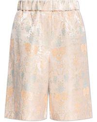 Dries Van Noten - Shorts With A Shimmering Finish - Lyst
