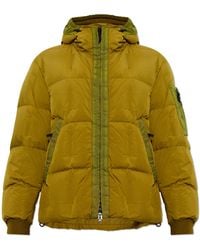 Stone Island - Puffer Jacket With Hood - Lyst