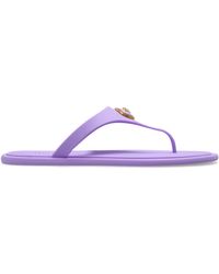 Versace - Rubber Flip-Flops - Lyst
