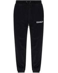 Off-White c/o Virgil Abloh - Sweatpants With Printed Logo - Lyst