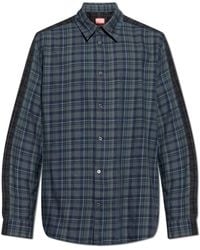 DIESEL - Shirt S-Simply-Check - Lyst