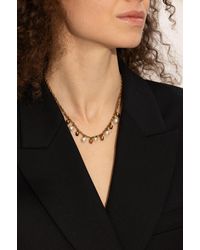 McQueen - Brass Necklace - Lyst