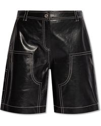Stand Studio - 'rue' Leather Shorts, - Lyst