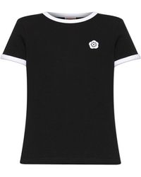 KENZO - T-Shirt With Logo Patch - Lyst