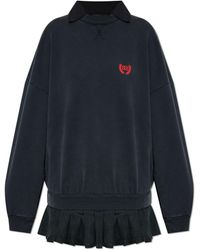 Balenciaga - Dress With Logo - Lyst