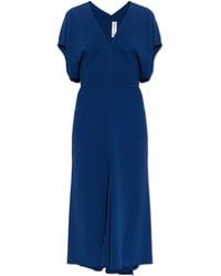 Victoria Beckham - Dress With A V-Neckline - Lyst