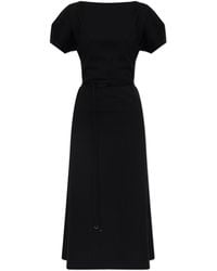 Lemaire - Dress With A Waist Belt - Lyst