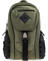 MCM - Backpack With Logo Patch - Lyst