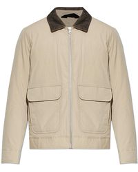 Rag & Bone - Jacket With Corduroy Collar - Lyst