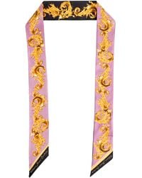 Versace Jeans Couture - Silk Scarf - Lyst