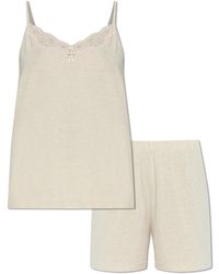 Hanro - Two-Piece Pyjamas From The 'Natural Elegance' Collection - Lyst