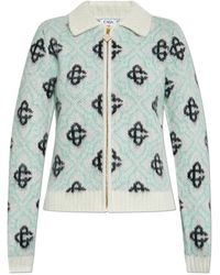 CASABLANCA - Patterned Cardigan - Lyst