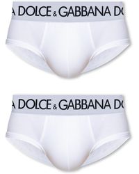 Dolce & Gabbana - Logo Briefs 2-Pack - Lyst