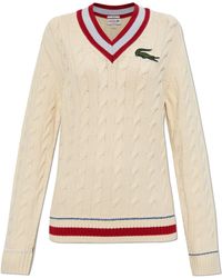 Lacoste - Sweater With Logo - Lyst