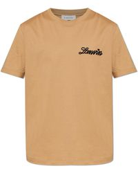 Lanvin - T-Shirt With Logo - Lyst