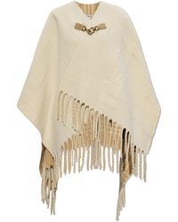 Burberry - Wool Poncho 'Tbar' - Lyst