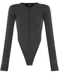DSquared² - Bodysuit With Logo Application - Lyst