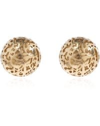 Jimmy Choo - Earrings With Logo - Lyst