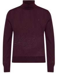 DSquared² - Wool Turtleneck With Embroidered Logo - Lyst