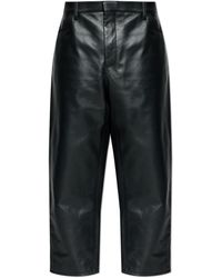 Jil Sander - Leather Trousers - Lyst