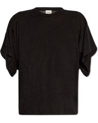 Isabel Marant - 'kyanza' Linen T-shirt, - Lyst