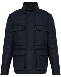 Moncler - Down Jacket Munt - Lyst