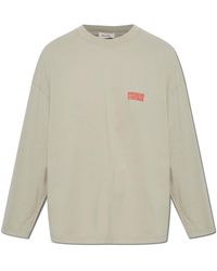 American Vintage - T-Shirt With Printed Logo - Lyst
