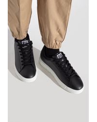 Versace - Greca Leather Sneakers - Lyst