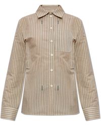Jacquemus - Cotton Shirt With Opening, - Lyst