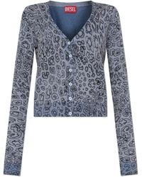 DIESEL - Cardigan M-Alima-Leo - Lyst