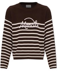 Moncler - Wool Sweater With Striped Pattern - Lyst