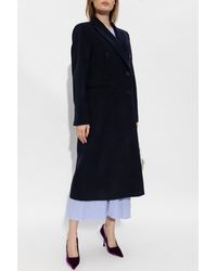 Victoria Beckham - Double-Breasted Wool Coat - Lyst