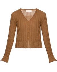 Akep - Cardigan With Lurex Thread - Lyst