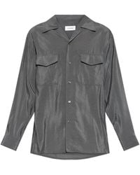 Lemaire - Silk Shirt With Pockets - Lyst