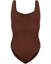 Hunza G - One-Piece Swimsuit 'Square Neck' - Lyst