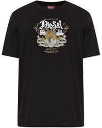 DIESEL - T-Shirt 'T-Adjust-Aa10' - Lyst