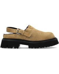 Moschino - Suede Platform Shoes - Lyst