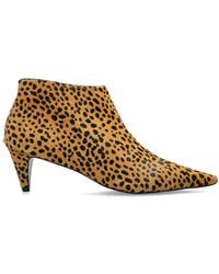 Black Suede Studio - 'Kora' Heeled Ankle Boots - Lyst