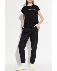 EA7 - Top With Printed Logo - Lyst