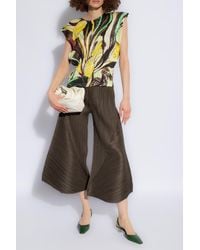 Pleats Please Issey Miyake - Pleated Top By Issey Miyake Pleats Please - Lyst