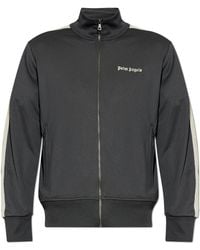 Palm Angels - Sweatshirt With A Stand-Up Collar - Lyst