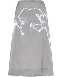 Fabiana Filippi - Skirt With A Shimmering Finish - Lyst