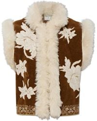 forte_forte - Vest With A Botanical Motif - Lyst