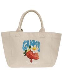 Ganni - Bag With Colorful Print - Lyst
