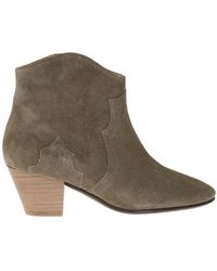 Isabel Marant - Dacken Suede Ankle Boots - Lyst
