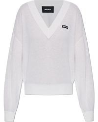 ROTATE BIRGER CHRISTENSEN - Sweater With Logo, - Lyst