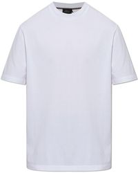 Brioni - Cotton T-Shirt With Logo - Lyst